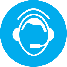 Icon of person's head with a headset on